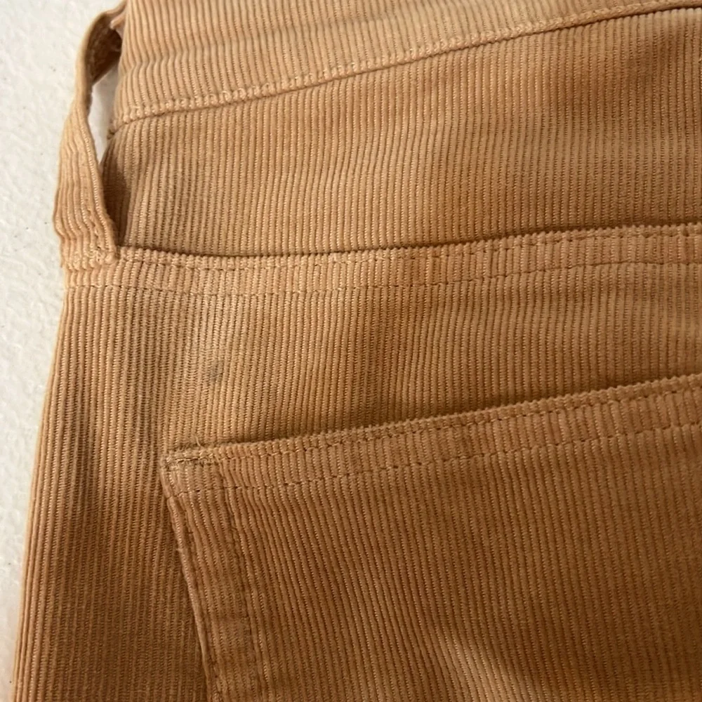 J. Crew Sz 25 Corduroy Tan Straight Leg Mid Rise Pants